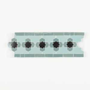 Bahia Border - Onyx, Agave, Sea Foam