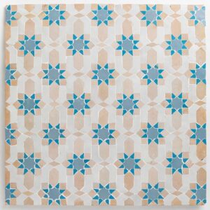 Marrakesh Zellige Mosaic Tile - Glacier, Silk, Earth, Robins Egg